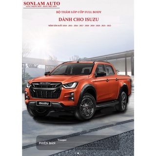 Thảm lót cốp ô tô 6d - full sàn - isuzu - đầy đủ các dòng xe - đầy đủ các đời chống nước, không mùi