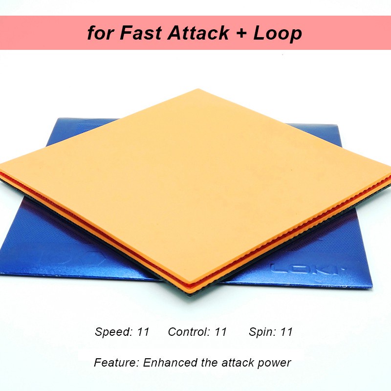 5 Đệm Cao Su Cứng Độ Đàn Hồi Cao Dùng Để Chơi Bóng Bàn Loki RXTON