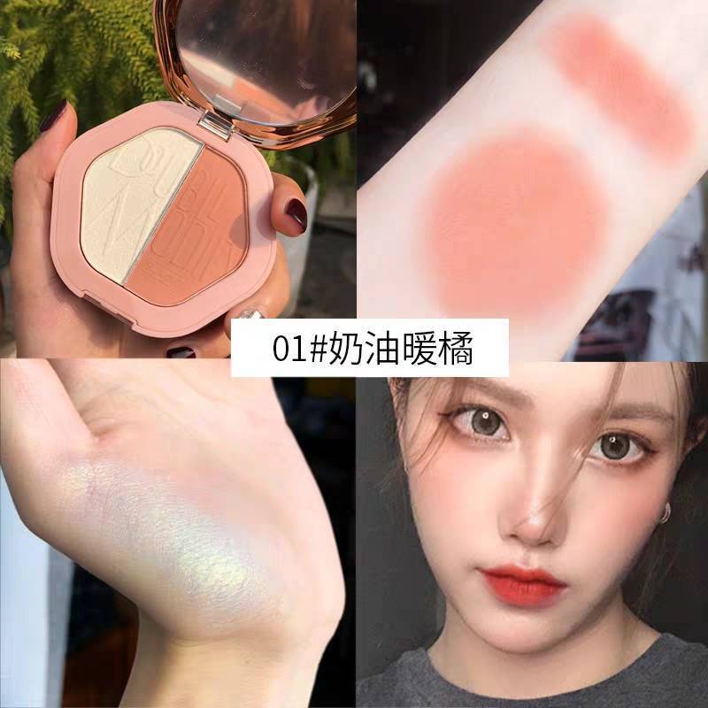 [Giảm giá sốc]❤Phấn má hồng dạng kem 2 trong 1 có độ bóng cao | BigBuy360 - bigbuy360.vn