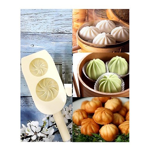 Khuôn bánh bao 2 bánh 7.5cm và 6cm Thu Thảo