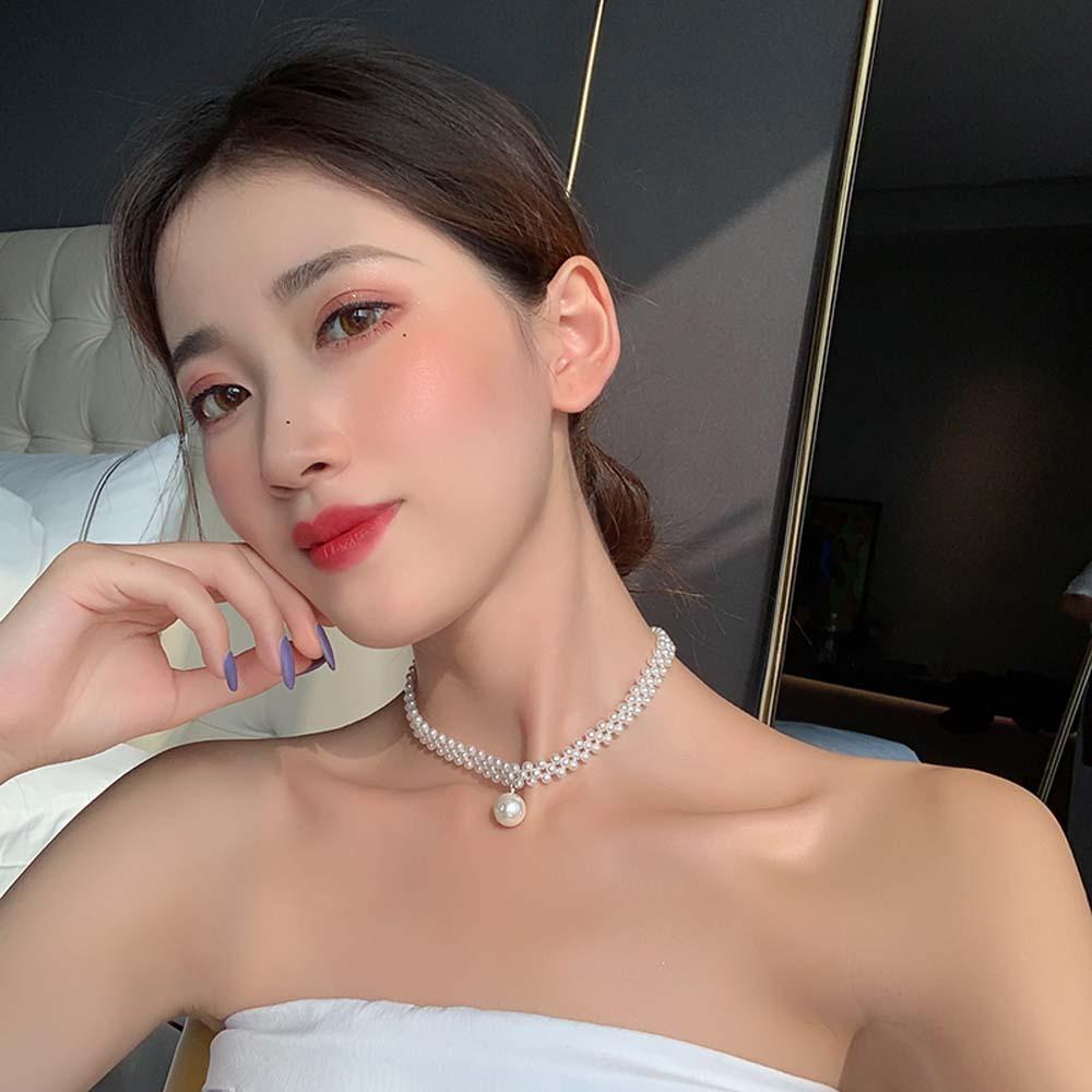 QQMALL Vòng Cổ Choker Đính Đá Thời Trang Cho Nữ