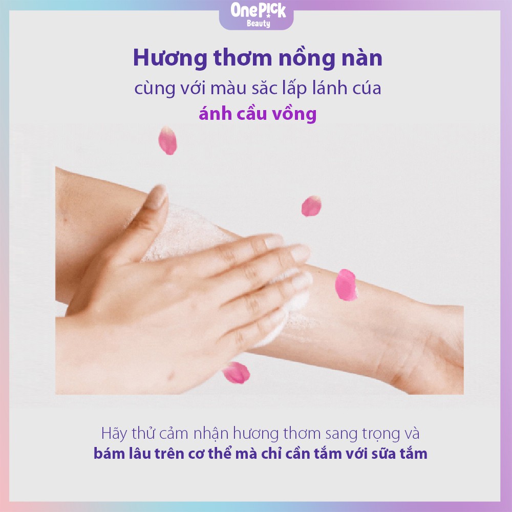 Sữa tắm nước hoa ON: THE BODY VEILMENT PERFUME làm sáng da, giúp da ẩm mịn và căng mướt với mùi hương nước hoa dài lâu