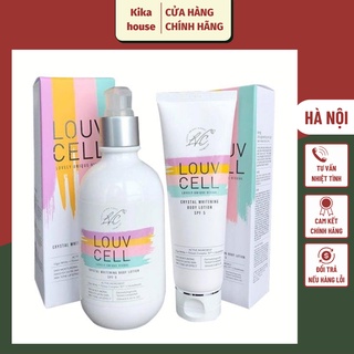 Dưỡng Thể Trắng Da LOUV CELL Crystal Whitening Body Lotion SPF5