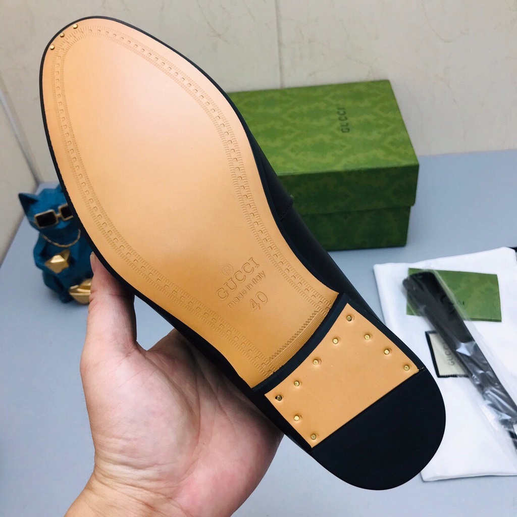 Giày Loafer ☀ FULLBOX BILL TÚI ☀ Gucci tag đồng fullbox [ Dota ]