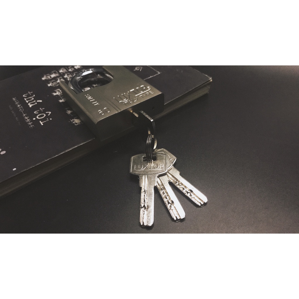 Ổ Khóa Bấm không dùng chìa 60mm Luxtop Top Security Best Protection chống cắt