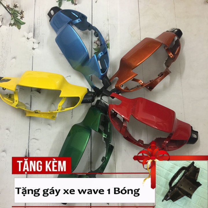 ỐP đầu đèn 1 bóng phanh đĩa + gáy đời 2002-2006 xe Wave ZX, Wave 110, Wave Alpha