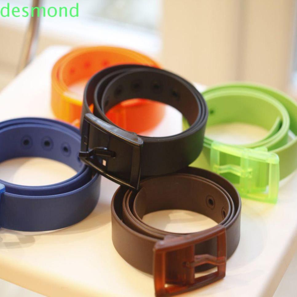 Dây thắt lưng bằng nhựa silicon không dị ứng thời trang mặt mịn nhiều màu sắc cho nam nữ !