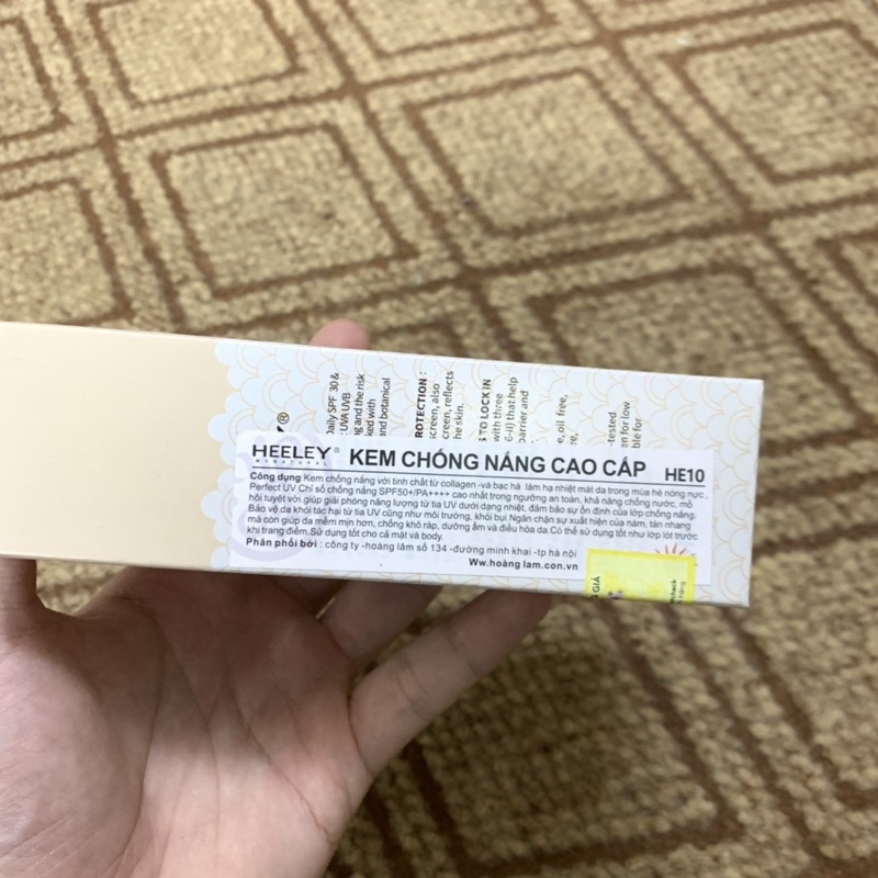 Kem Chống Nắng Hàn Quốc HEELEY 88ml