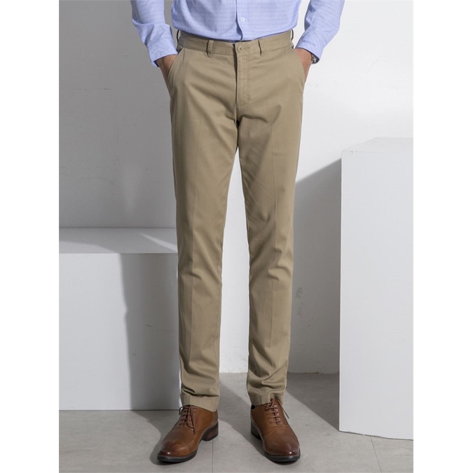 Quần kaki nam Aristino cotton cao cấp from regular AKK02407