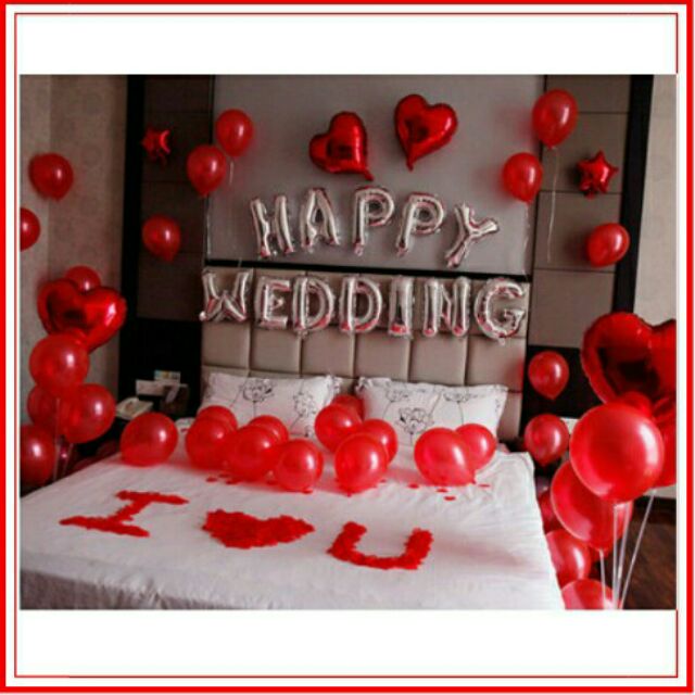 Set bóng bay trang trí đám cưới c4 - Bống Balloon Shop