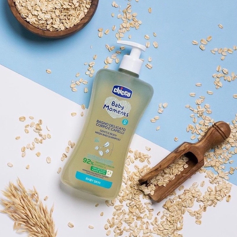 Sữa tắm gội chiết xuất Yến mạch Chicco 0M+