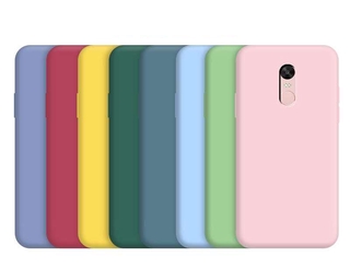 Ốp điện thoại silicon mềm chống sốc màu trơn cho Xiaomi Redmi 5 Plus