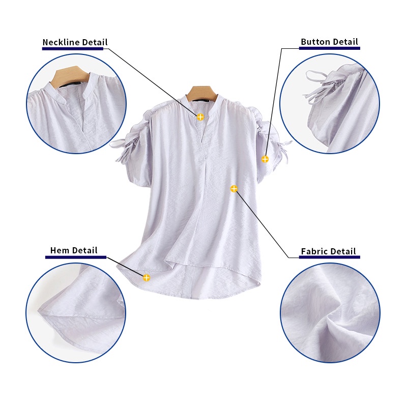 Zanzea Áo Tay Ngắn Cổ Chữ V Phong Cách Hàn Quốc Thời Trang Cho Nữ