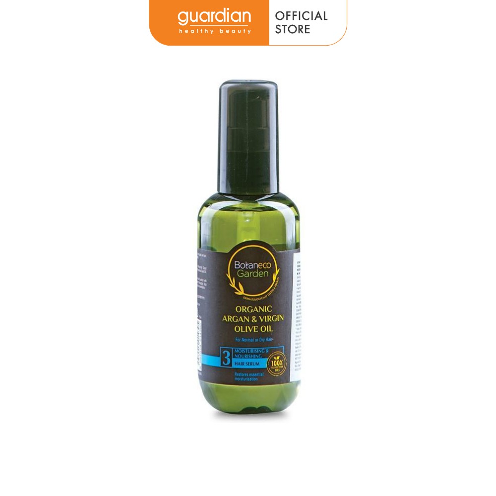 Serum dưỡng ẩm và nuôi dưỡng tóc Botaneco Garden Organic Argan & Virgin Olive Oil (95ml)