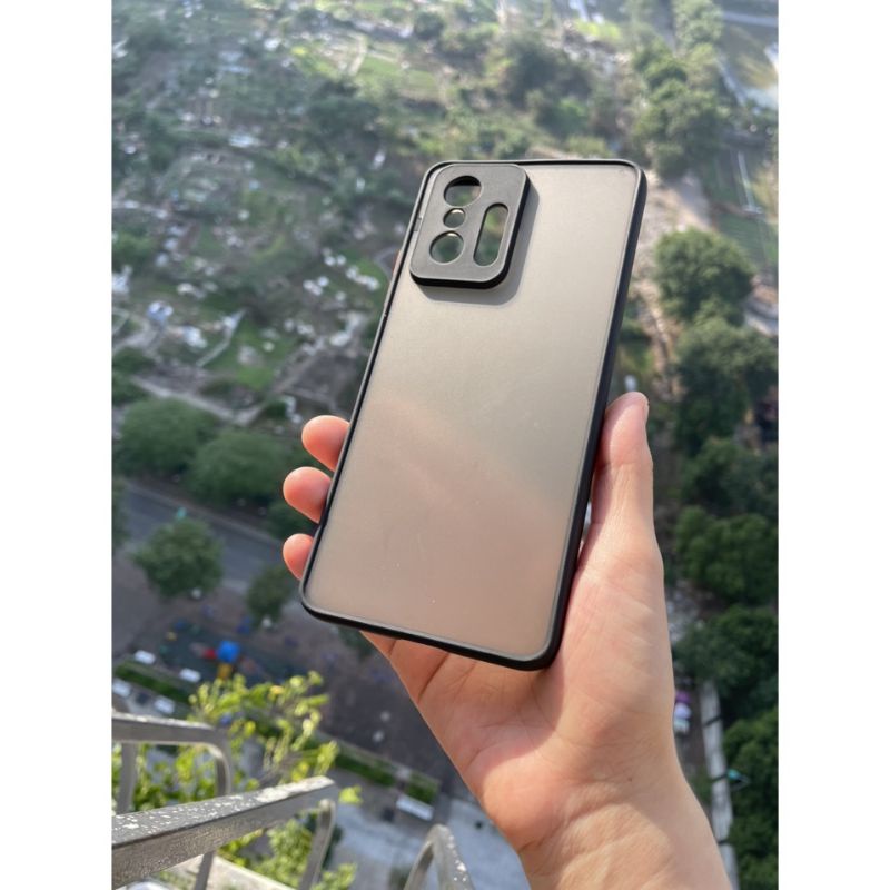 Ốp lưng nhám xiaomi mi 11t /11t pro 5G viền dẻo đen lưng nhám mờ bảo vệ camera.
