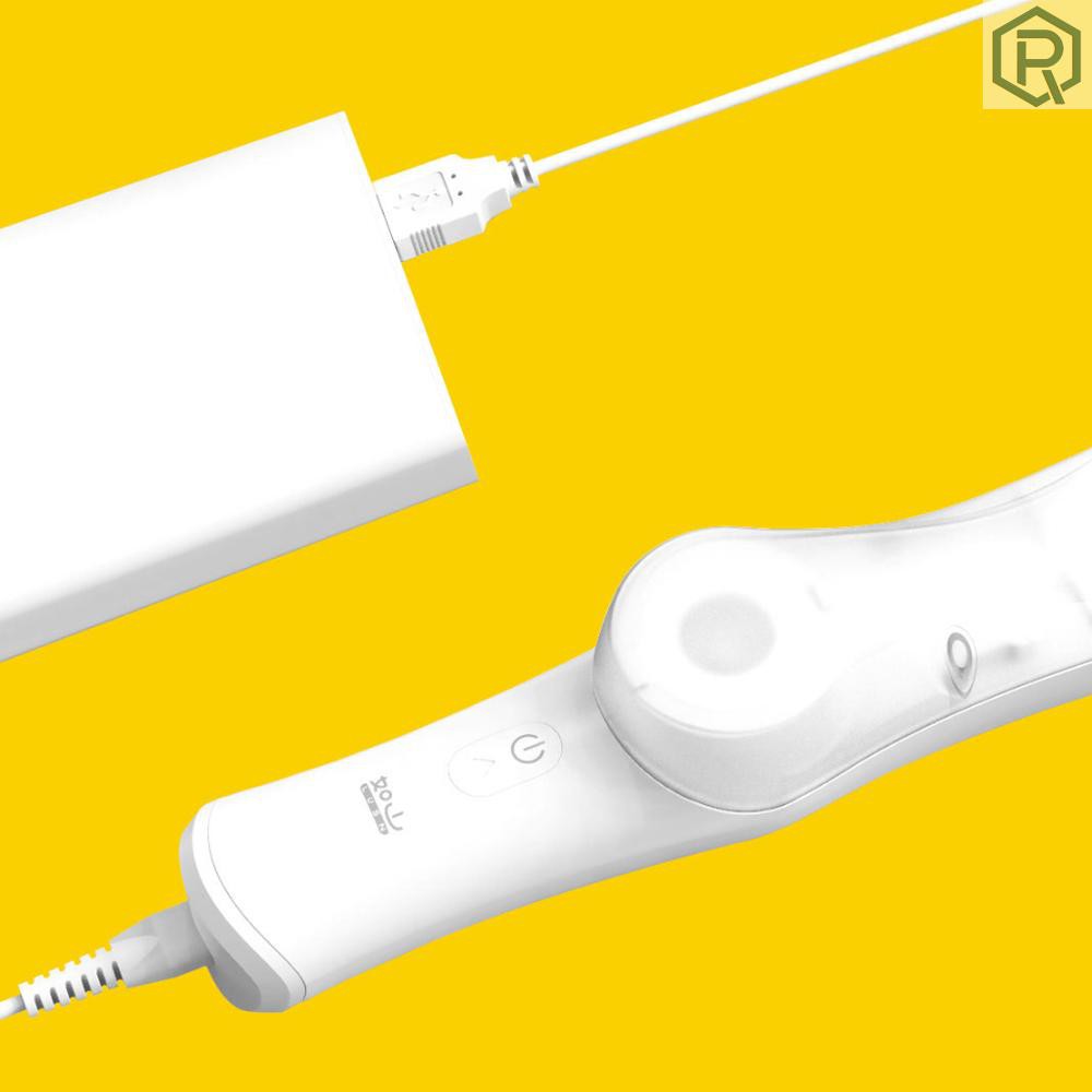 [Hàng mới về] Máy cắt tóc Xiaomi Rushan điện tử USB lưỡi tráng sứ có hộp đựng tiện dụng cho bé