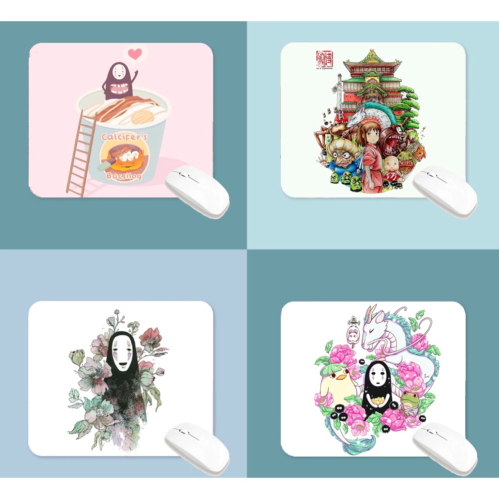 lót chuột vô diện LOTI38 bàn di chuột cute dễ thương pastel 20 x 24 cm