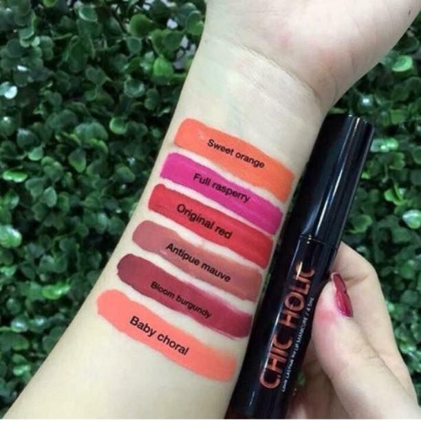 Son kem CHIC HOLIC LONG LASTING FIX LIP LACQUER