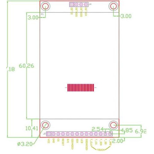 Màn Hình Cảm Ứng Lcd Tft 2.4 Inch Ili9341 + Bút Cảm Ứng