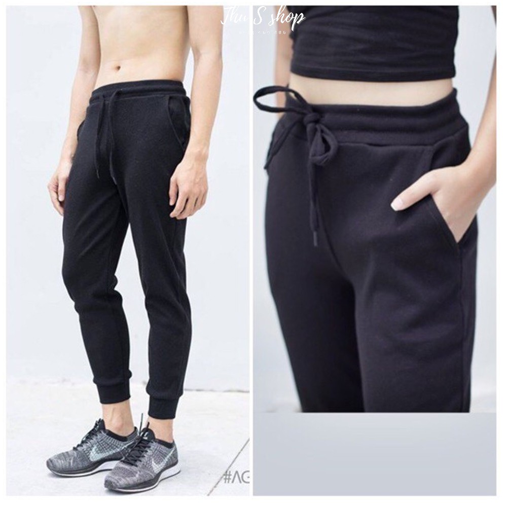 Quần Jogger Len tăm NAM/NỮ giữ nhiệt vải mềm dày dặn, co dãn tốt, dáng thể thao | BigBuy360 - bigbuy360.vn