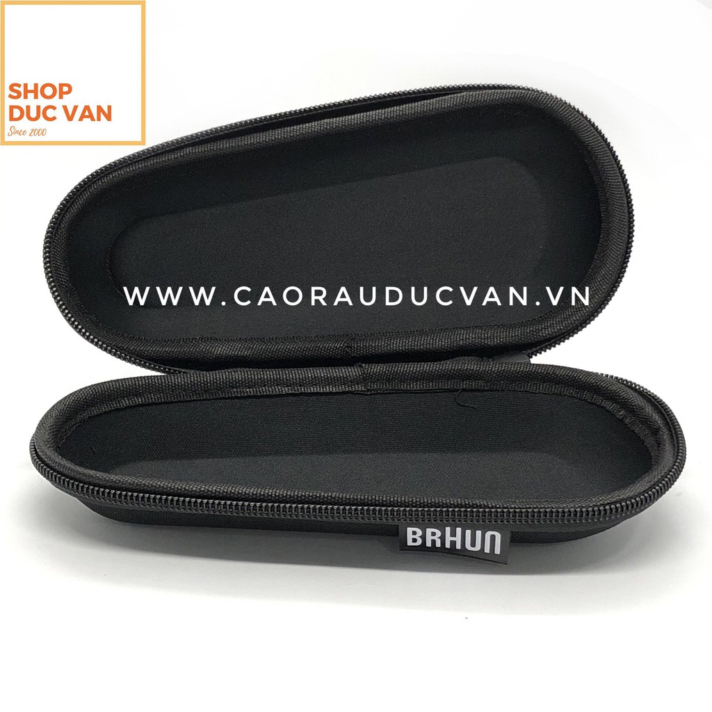 Túi cứng đựng máy cạo râu Braun Series 5 tiện dụng có khóa kéo mang theo du lịch