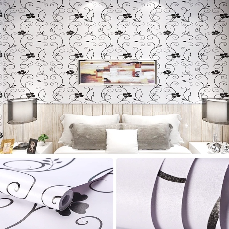 CUỘN 10M GIẤY GIÁN TƯỜNG TRANG TRÍ CÀ PHÊ KHỔ 45CM CÓ KEO SẴN