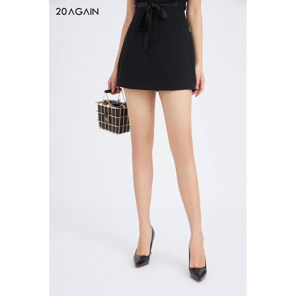 Chân váy A ngắn cạp liền chiết ly - 20 Again - JAA1094 | BigBuy360 - bigbuy360.vn