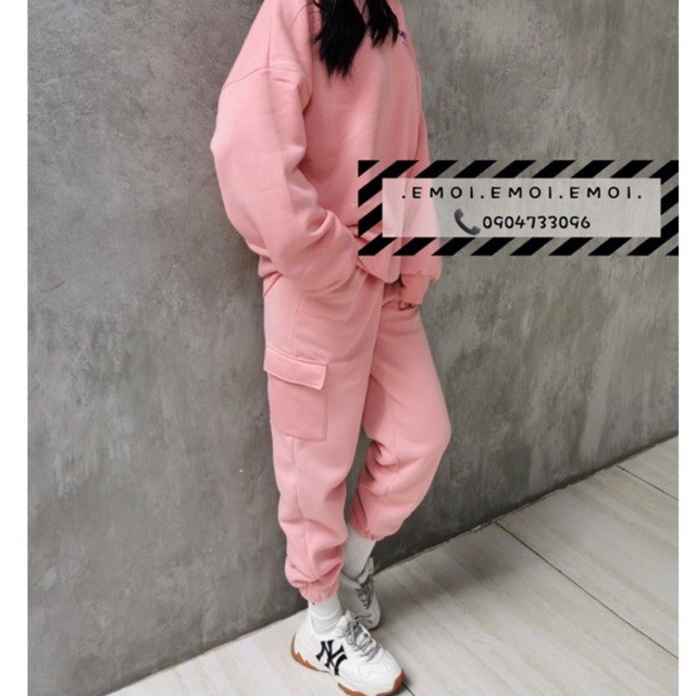 [Ulzzang Fashion] Quần nỉ túi hộp phong cách hàn quốc [100% ảnh thật]