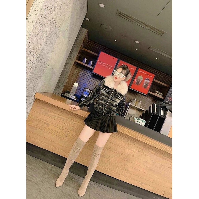 ÁO PHAO BÓNG CỔ LÔNG