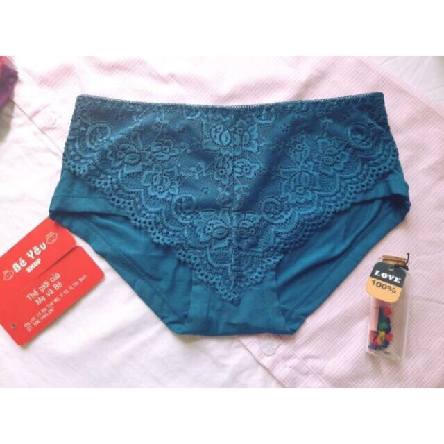 [Q1255] Combo 10 quần lót cotton ren