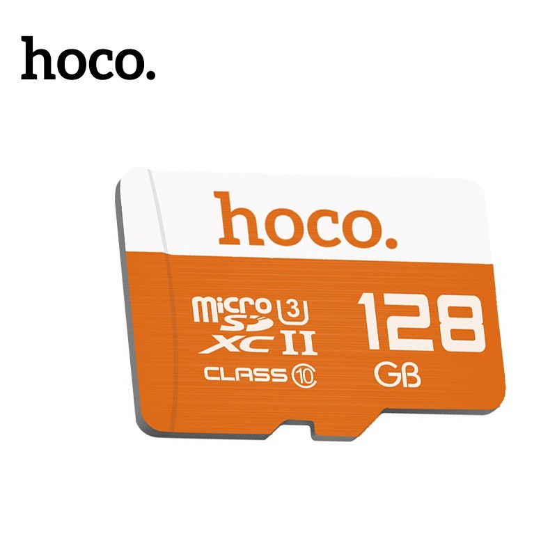 Thẻ nhớ Hoco 128GB TF micro-SD sở hữu chuẩn thẻ class 10 tốc độ thẻ nhớ truyền tải 10MB/s