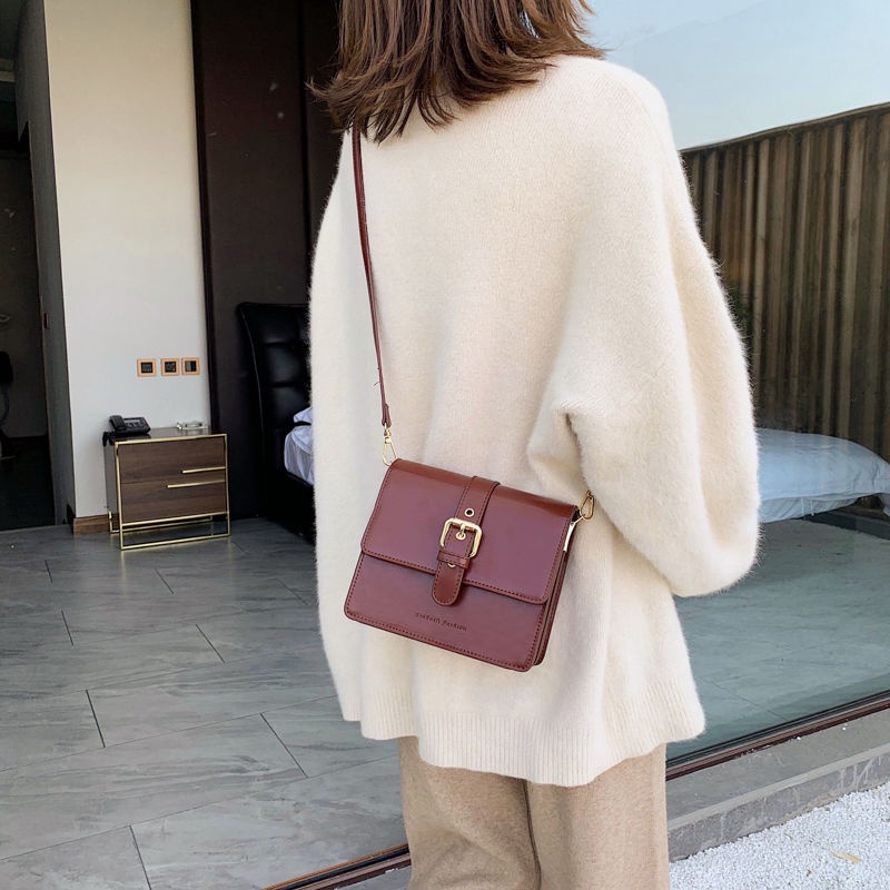 Túi đeo vai phong cách retro Pháp thời trang cho nữ