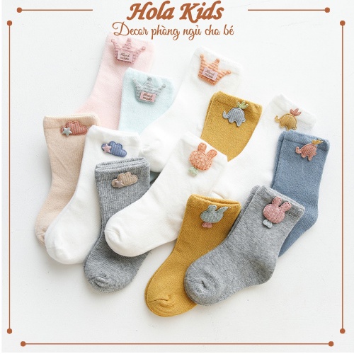 Tất cho bé, vớ cho bé trai bé gái thông thoáng HolaKids Decor