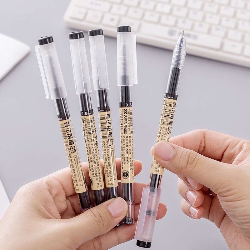 Bút gel mực nước Muji, bút mực đi nét ngòi 0.35mm nhiều màu dễ thương