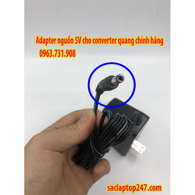 Adapter nguồn 5V cho converter quang