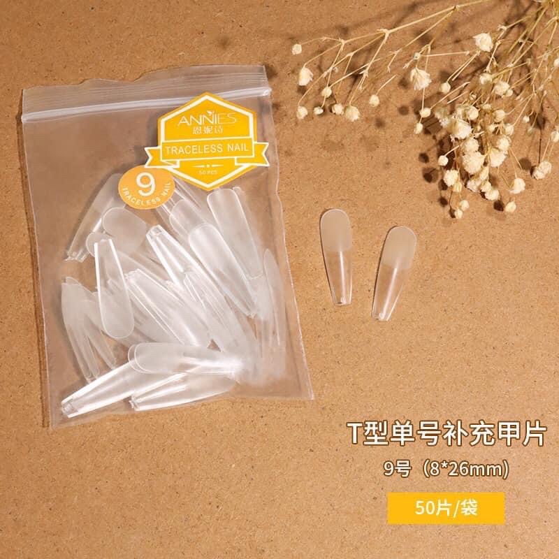 Móng up nhám lẻ 5-6-7-8-9 fom thang - nhọn túi 50 móng