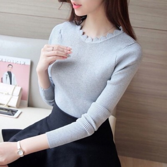 Áo len tay dài hot girl ms1
