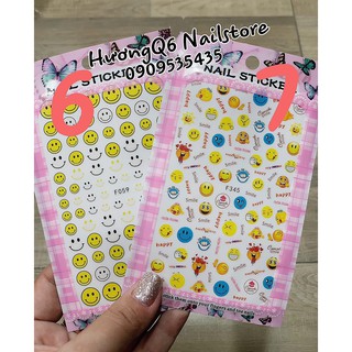 Miếng Dán Móng Tay Nails Sticker Nhiều Mẫu Cute