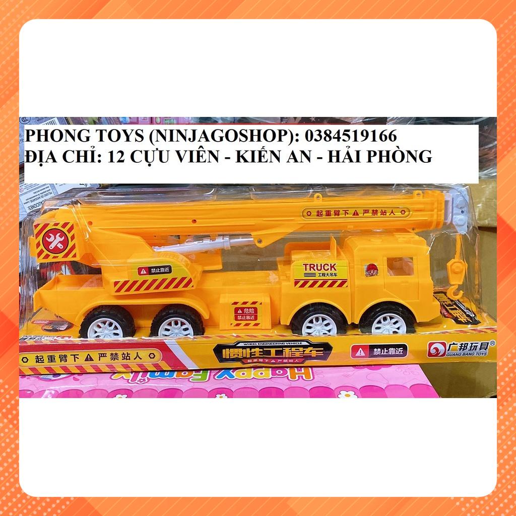 XE CÔNG TRÌNH - XE CẦN CẨU CÔNG TRÌNH LOẠI TO - MÔ HÌNH XE CÔNG TRÌNH