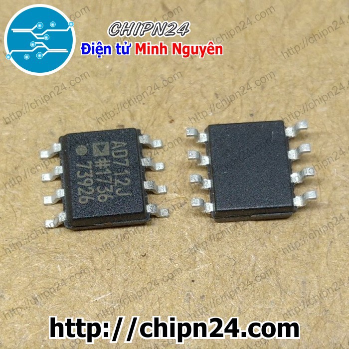 [1 CON] (SOP) IC Dán AD712 SOP-8 (SMD) (AD712JRZ AD712JR AD712J 712)