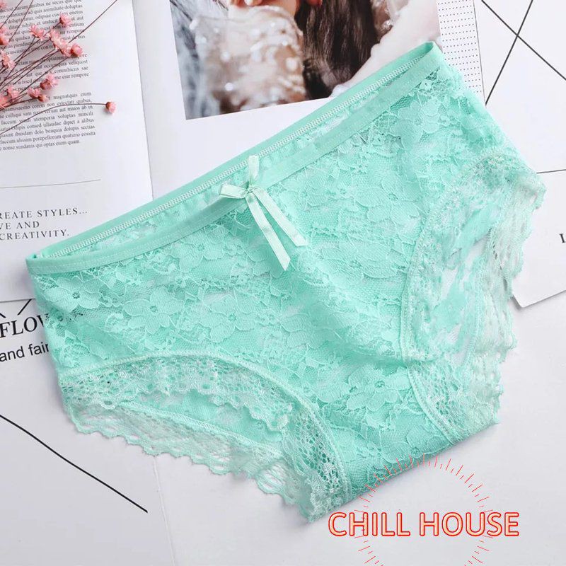 QUẦN LÓT REN HOA ĐÍNH NƠ QL3  QUYẾN RŨ CAO CẤP - CHILLHOUSE