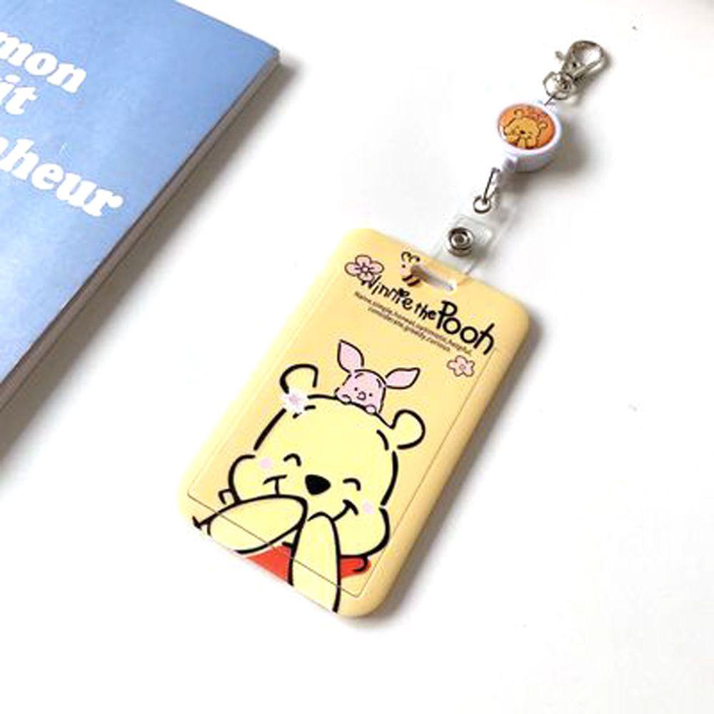 Túi Đựng Thẻ ID/Thẻ Ngân Hàng Hình Chuột Mickey Hoạt Hình Có Khóa Thu Gọn Cho Học Sinh