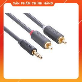 Dây loa 3.5mm sang 2 đầu AV 10m UGREEN 10514 dailyphukien