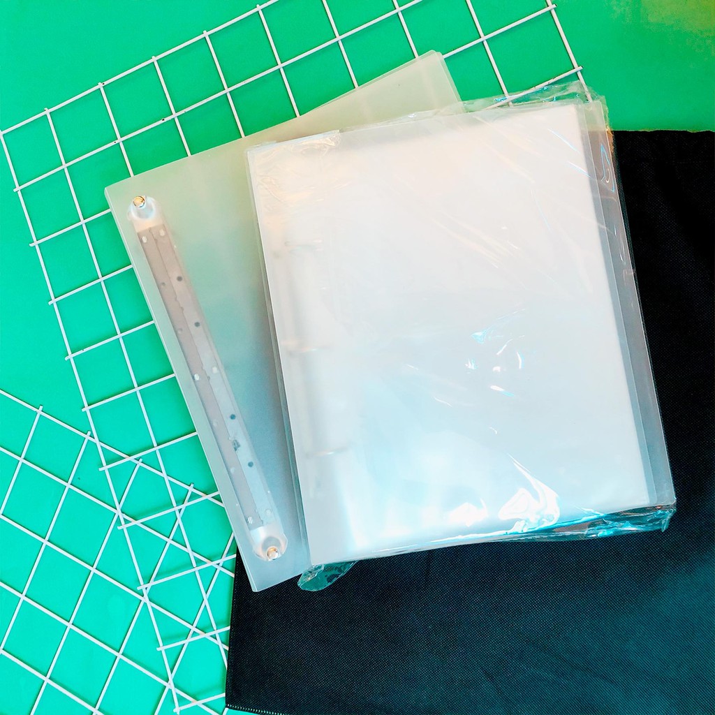 Binder MEET 15 loại sheet hỗn hợp tùy chọn theo yêu cầu - Binder đựng ảnh nhiều size - Binder A4 3 còng