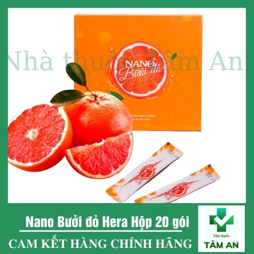 Nano Bưởi Đỏ Hera Chính Hãng Giảm Cân Hiệu Quả Vitamin Bưởi Đỏ Đẹp Da Bảo Vệ Sức Khỏe