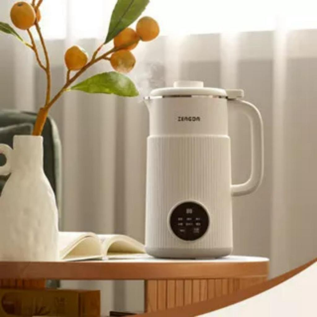 SALE Máy Làm Sữa Hạt Mini 0,8 Lít, Chế Độ Hẹn Giờ, Đa Chức Năng Công Suất 600W Dùng Nấu Cháo, Đun Nước, Xay Sinh Tố
