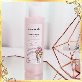 Nước hoa hồng dưỡng da / mamode / nước hoa hồng không cồn mamonde rose water toner 250ml