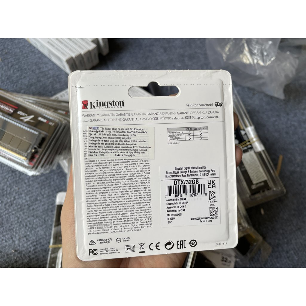 USB Kingston 32GB DataTraveler Exodia(DTX/32GB) chính hãng - Bảo hành 5 năm