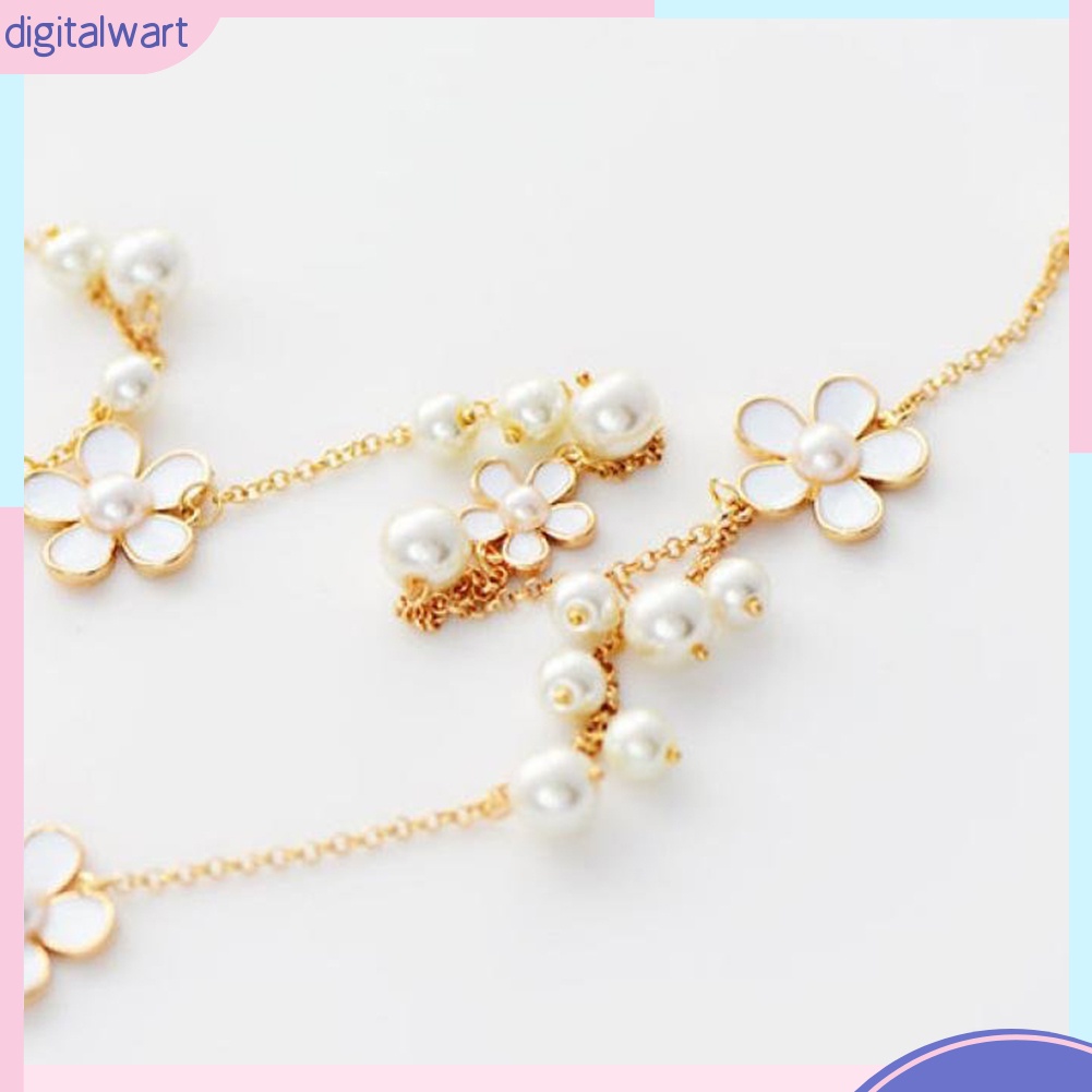 Dây chuyền dài đính ngọc trai thời trang dành cho nữ