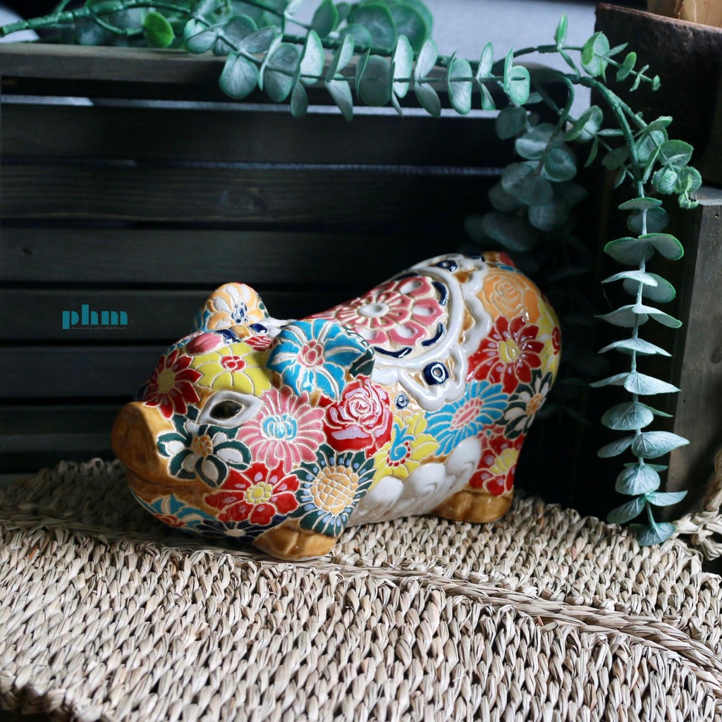 Heo đất bách hoa lưng sen hồng